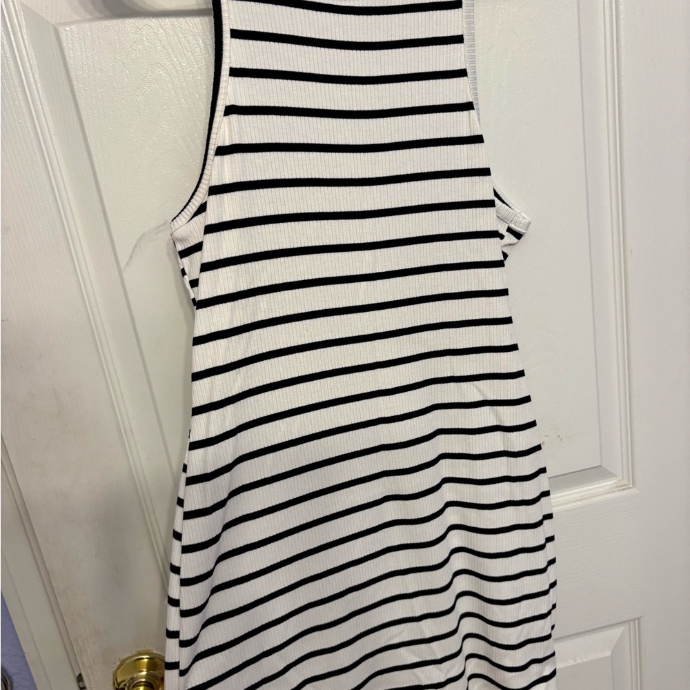 Striped tank dress